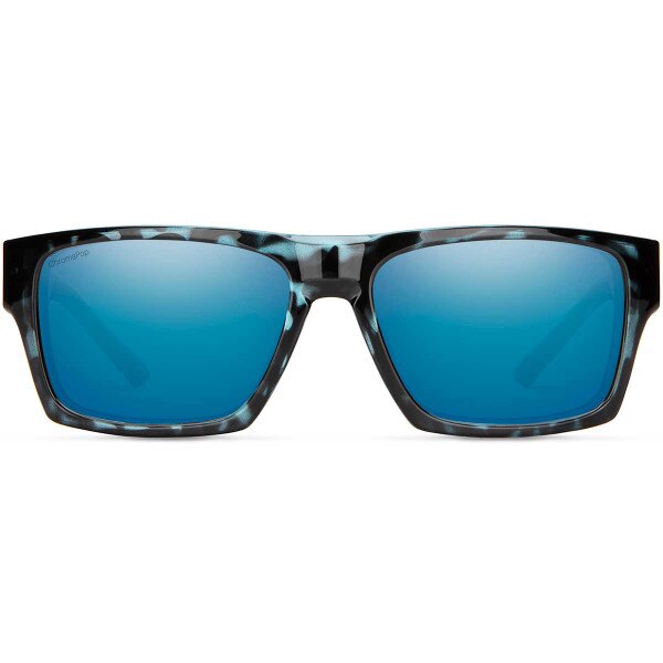 Smith Outlier 2 Sunglasses ChromaPop Polarized in Black Ice with Blue Mirror